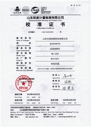 检测仪器报告证书：电火花检测仪jg-802