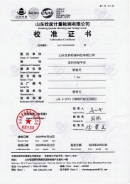 检测仪器报告证书：钢卷尺长度坚定报告